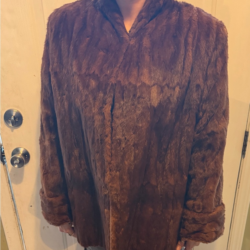 Final Sale!! Bundle! ✨VINTAGE✨ Real Fur (Squirrel/weasel) Coat - Picture 5 of 12